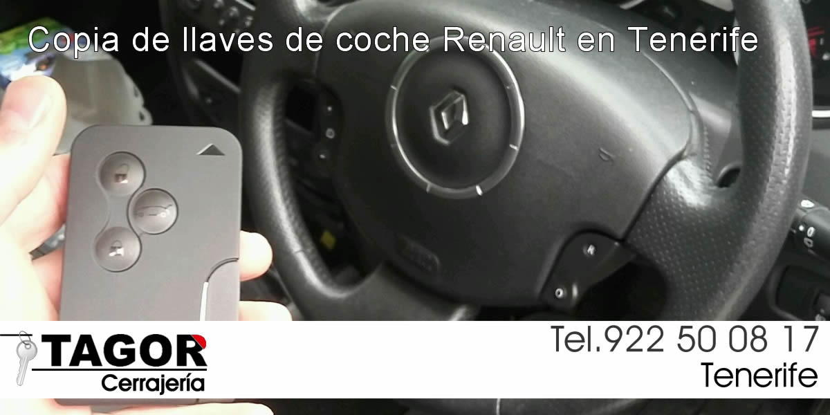 Copia de llaves de coche de Renault en Tenerife Copia de llaves de coche de Renault en Tenerife